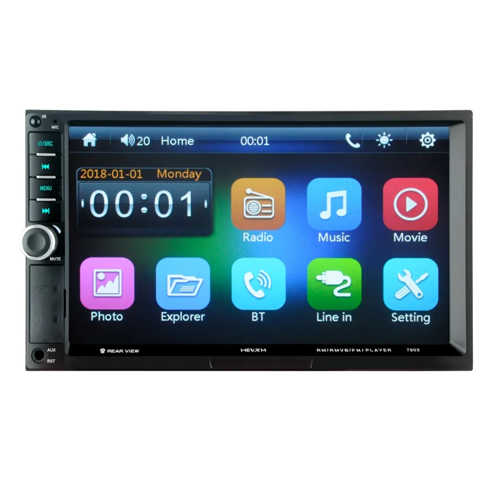 

7903 7 inch touch screen multifunctional player Vehicle mp5 Players, BT hands-free, FM radio MP3/MP4 Players USB/AUX