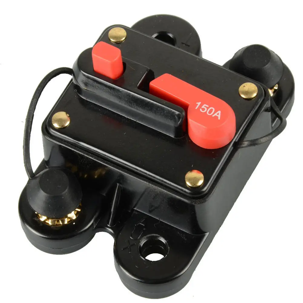 

Audio Solar Energy 12V-24V DC 60A 80A 100A 150A 200A 250A Home Solar System Waterproof Circuit Breaker Reset Fuse Inverter