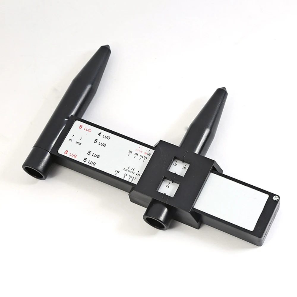 Rim Wheel Bolt Pattern Measuring Tool Rim PCD Gauge Ruler Scale 4, 5, 6