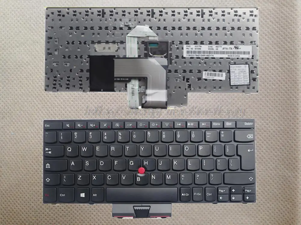 Good Quality Original and New Black US laptop Keyboard For Lenovo E220 E130 E135 X121 X130 X131