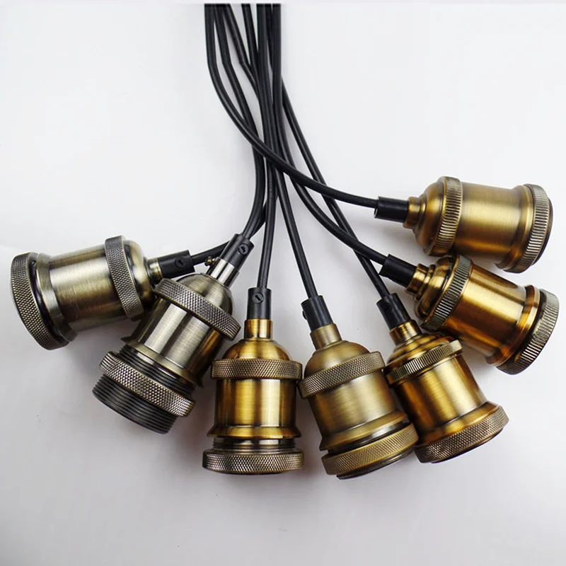 1 шт. патрон для лампы Эдисона E27 в стиле ретро|lighting accessories|lamp holderedison lamp base |