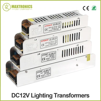 

LED Power Supply DC12V 60W 120W 180W 200W 240W 360W LED Driver Power Adapter Lighting Transformers Free shipping