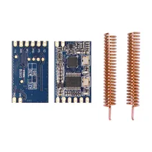 100 шт. Arduino Uno SV610 433 МГц 100 мВт si4432 433/470/868/915 МГц ttl Интерфейс небольшой встроенный беспроводной Радиочастотный трансивер модуль