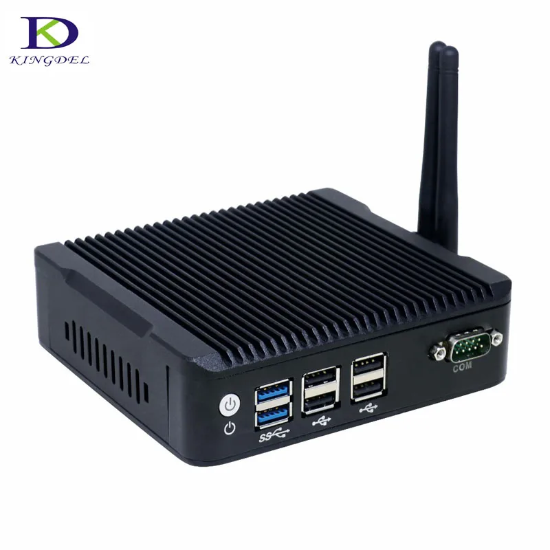 Barebone Мини ПК 2 ethernet N5 N3160 двойной Lan миниатюрный ПК без кулера Поддержка SATA HD