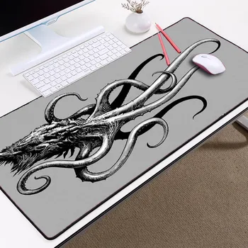 

Congsipad Cthulhu Pattern Octillery Mousepad Funny Gaming MouseMat Game Pc Mousepad Rubber Keyboard MicePad 300x800x2MM Big Size