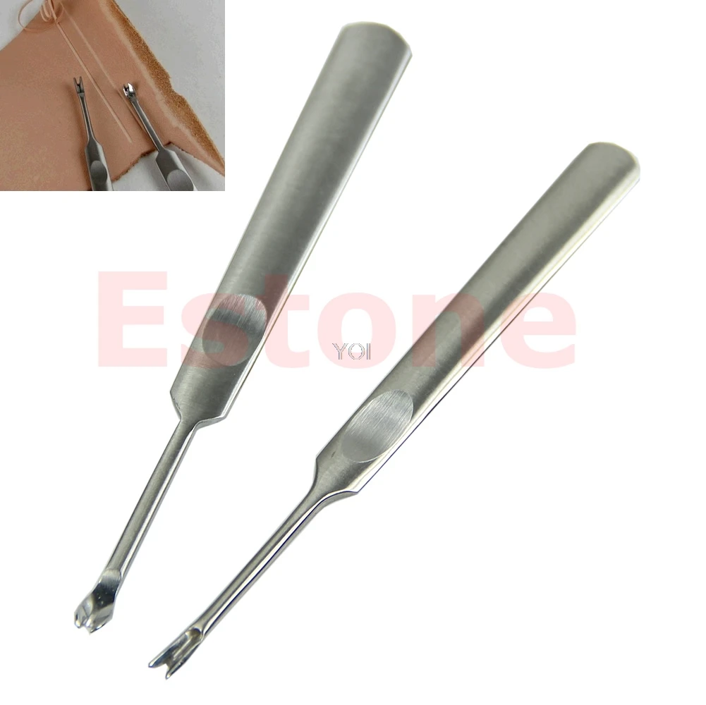 3Pcs U V Shaped Stitching Groover Leather Edge Skiving Beveler Leather Tool Kit