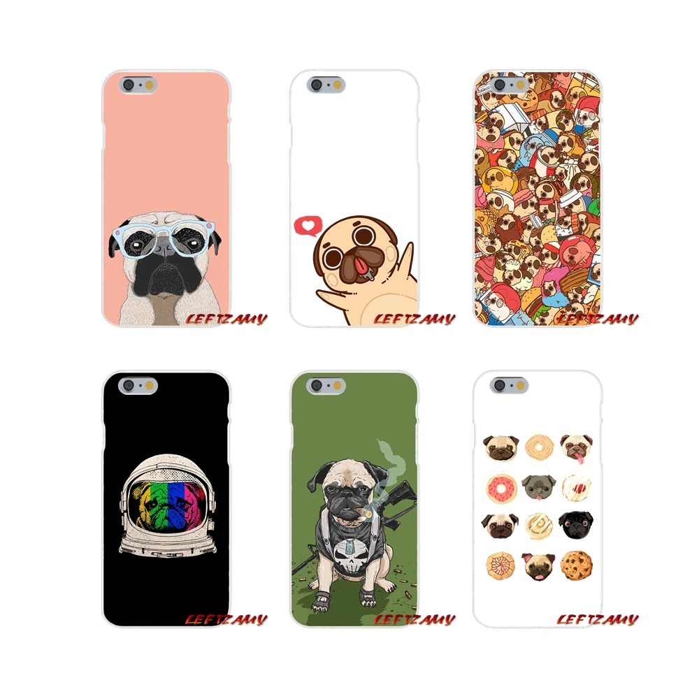 Accessories Phone Shell Covers For iPhone X XR XS MAX 4 4S 5 5S 5C SE 6 6S 7 8 Plus Tomorrow Will Be A Better Day Pug Face | Мобильные
