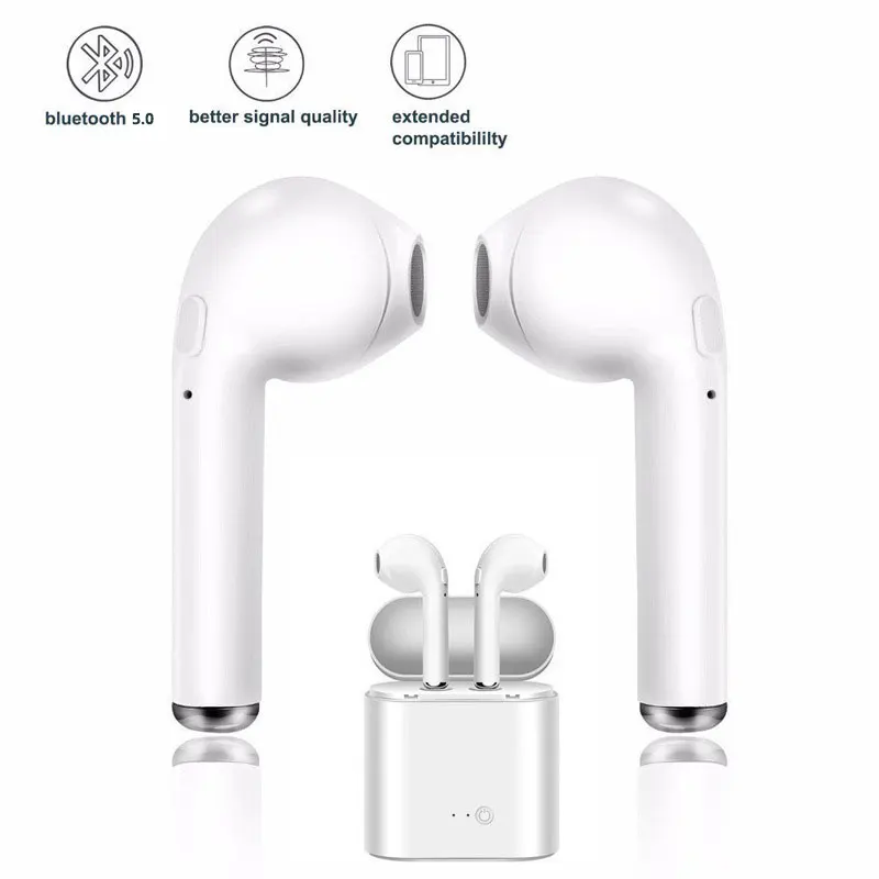 

ISKAS Bluetooth Headphone 5.0 Earphone Bluetooth TWS Technology Electronics Good Dynamic I7S Phone Wireless Cell Phones Music