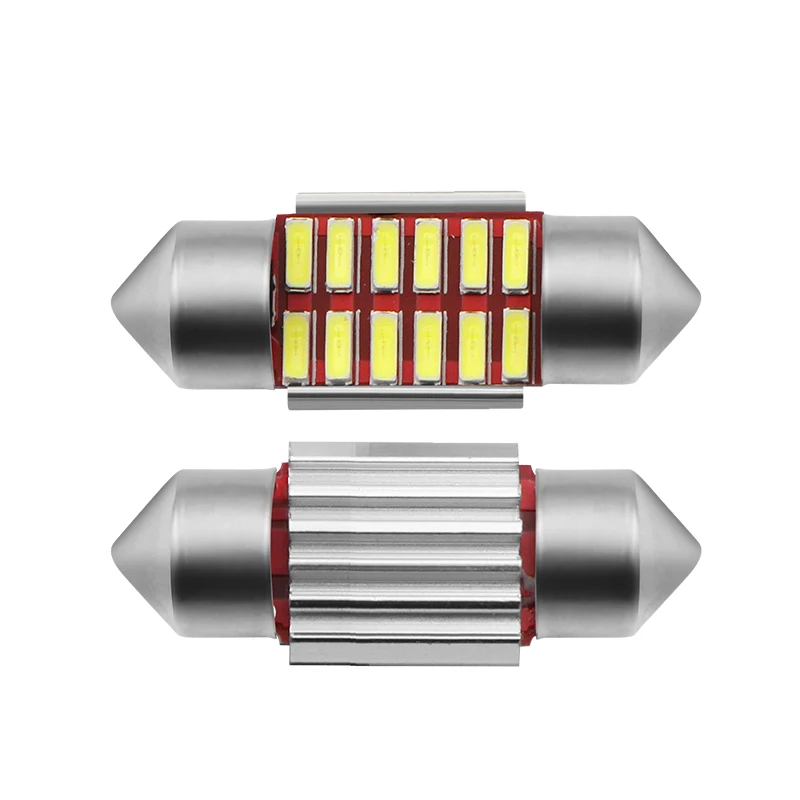 Гирлянда 31 мм 36 мм 39 мм 42 мм светодио дный лампы C5W C10W супер яркий 4014 SMD Canbus ОШИБОК авто Интерьер Doom лампы стайлинга автомобилей свет