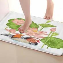 Мандарин утка стиль Коврики для улицы, забавные Противоскользящие коврики для ванной, дверные коврики, дверные коврики под входную дверь