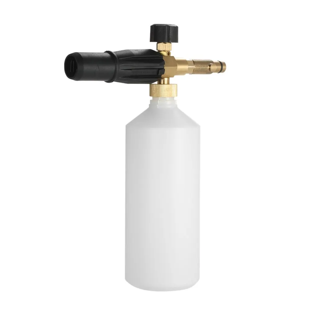 

Adjustable Foam Lance 1L car washer Bottle Spray Gun car wash Snow Foam Nozzle Injector Soap Foamer for Nilfisk Pressure Washer