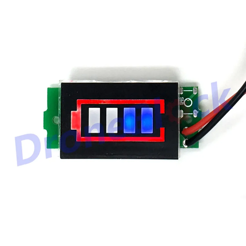 

3PCS Charge Level Indicator Display Voltmeter Battery Capacity Checker for 1-6S LiPo Li-ion Battery RC
