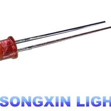 1000 шт 5 мм диффузный красный светодиодный лазерный диод DIP Круглый Широкий формат через отверстие 2 булавки светодиодный светильник, излучающая Диодная лампочка