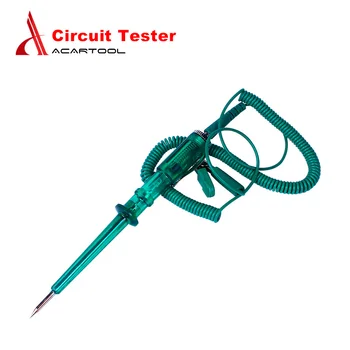 

Car Circuit Tester DC 6V-24V Probe Light System Test Probe Lamp Auto Light Lamp Voltage Test Pen Detector Diagnostic Tool Green