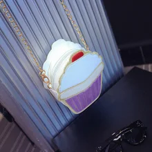 Creative Style Woman Hamburger Ice Cream shoulder bags Cupcake PU Chains bags Cute Hamburger Popcorn Fries 3D Messenger Bags cute hamburger land line telephone