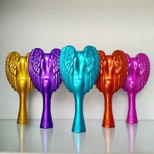 9 Colors 19CM Tangle Angle Comb Detangling Hair Brush Professional Antibacterial Anti-static Salon Comb For Smoothing Hair