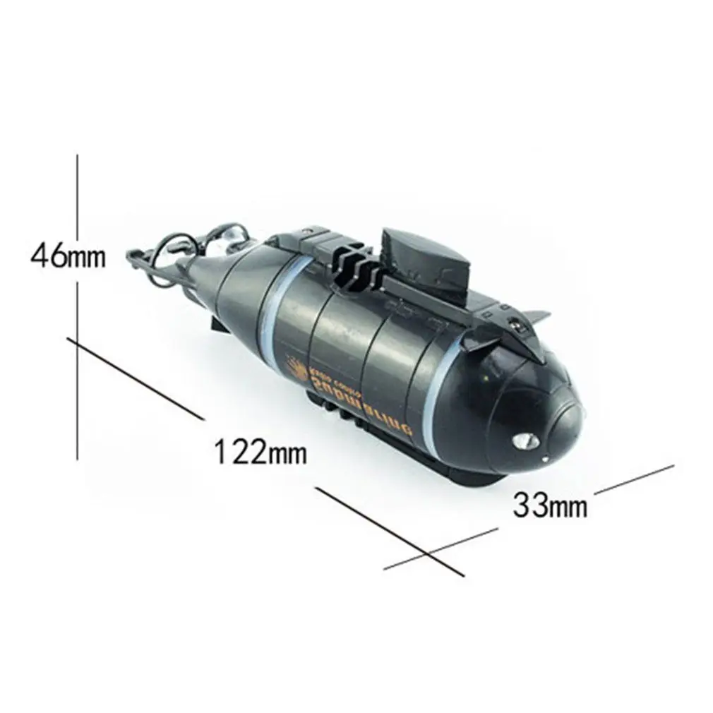 777-216 мини-субмарина с дистанционным управлением скоростная лодка пульт дистанционного управления Pigboat модельная игрушка Радиоуправление Беспроводная RC модель подводной лодки игрушки - Цвет: 6 CH
