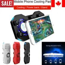 Хит, охлаждающий вентилятор для мобильного телефона, подставка, держатель, внешний аккумулятор, геймпад для 4-6 дюймов, универсальный держатель для телефонов