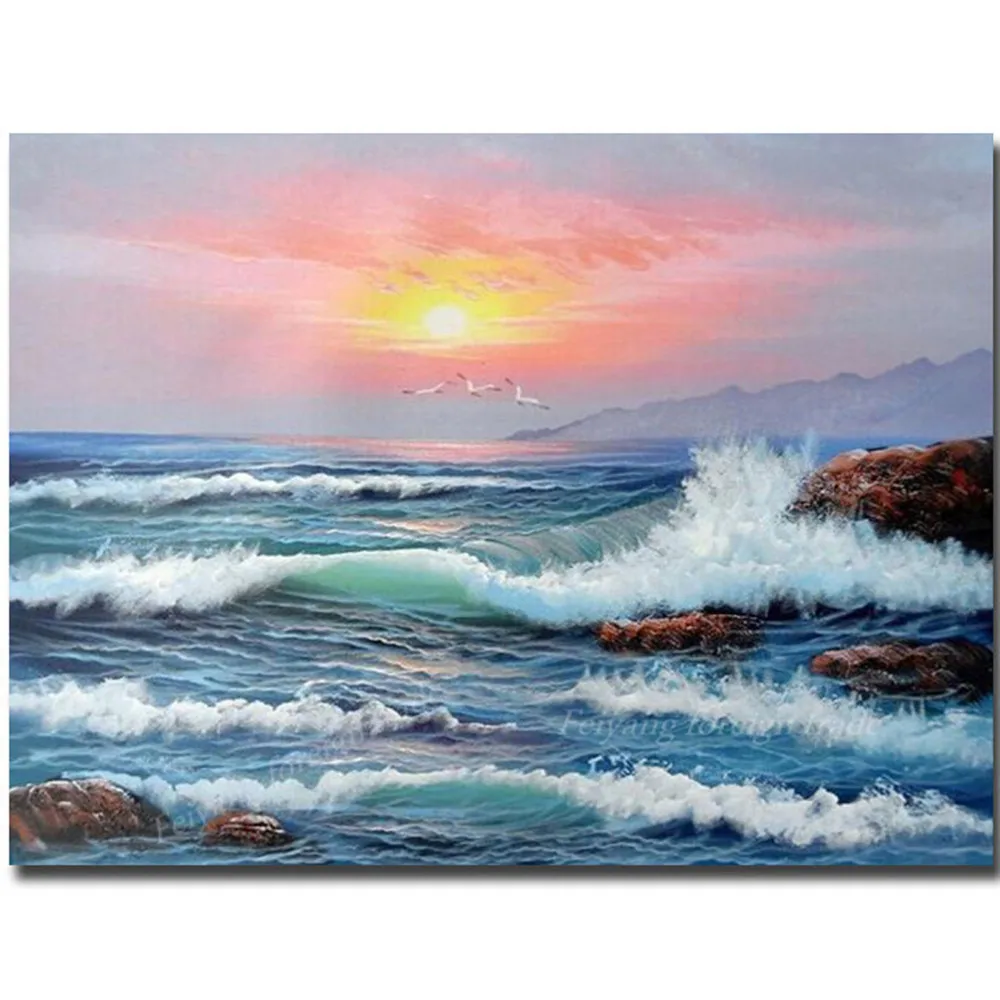 Buy Diy diamond painting scenic pasted painting Ocean