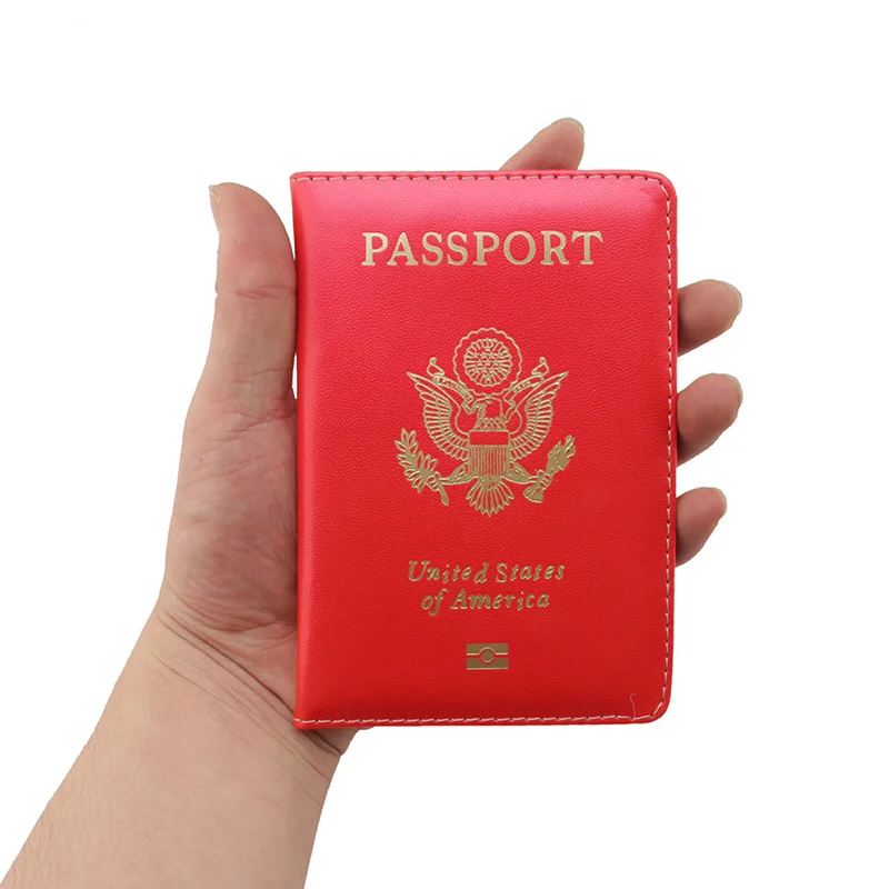Klsyanyo for USA Passport Holder PU Soft Leather Covers for America