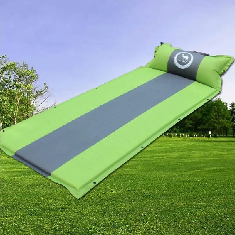 

Automatic Inflatable Portable Air Camping Mat Spliced Waterproof Dampproof Sleeping Pad for Outdoor Tent with Pillow