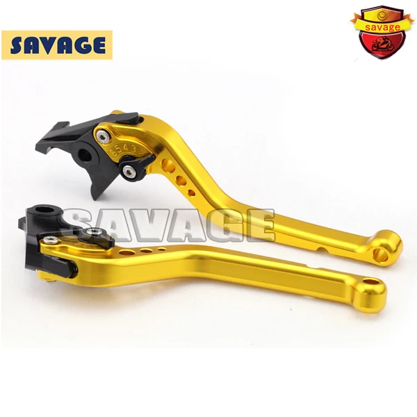 

For KAWASAKI ER250R NINJA250R NINJA300R Z300 Z250 Motorcycle CNC Billet Aluminum Long Brake Clutch Levers Golden
