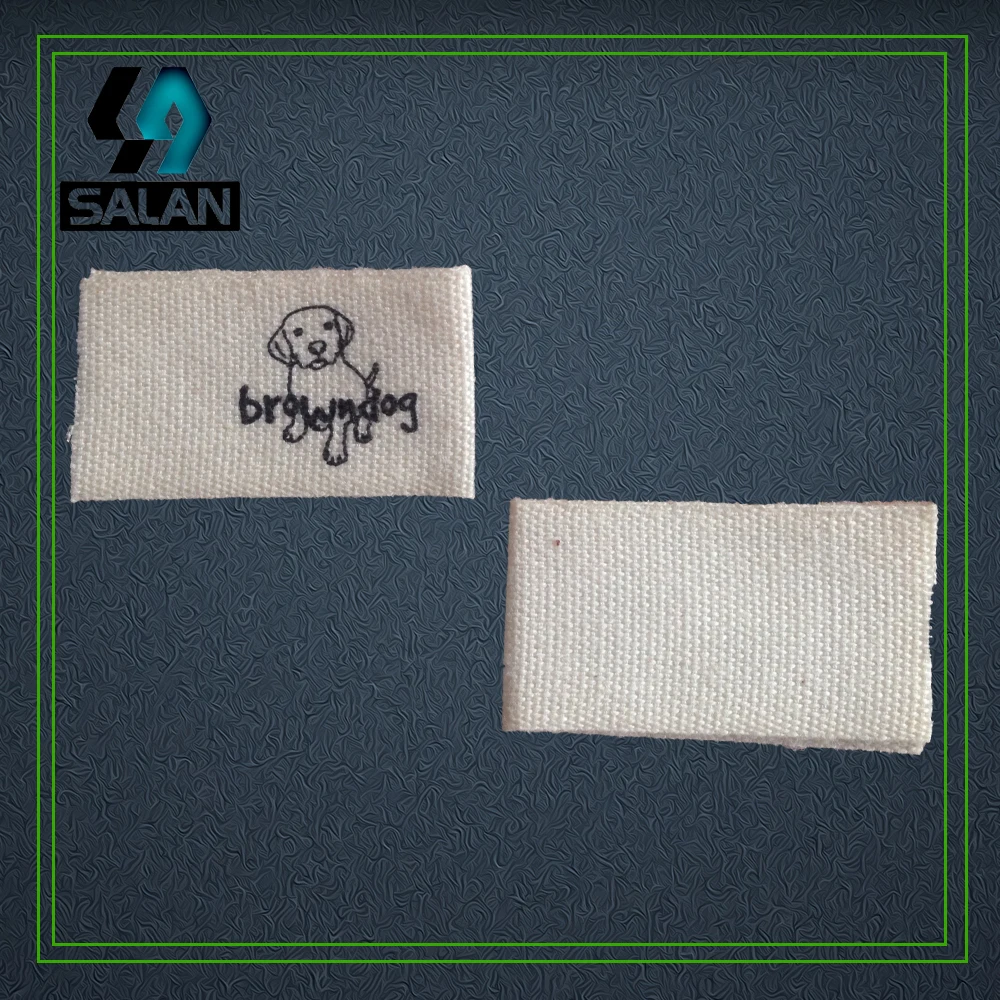 

customize printed Cotton tags Customized clothing labels Sewing Fabric centerfold tags custom handwork tag