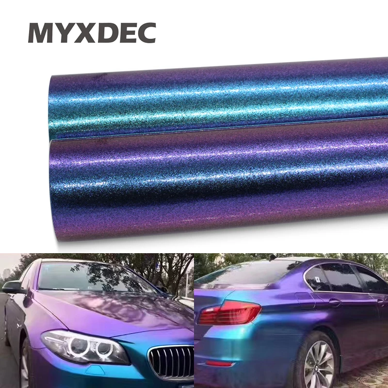 *Premium Matte Chameleon Color Change Purple Blue Sticker Decal Car Vinyl Wrap
