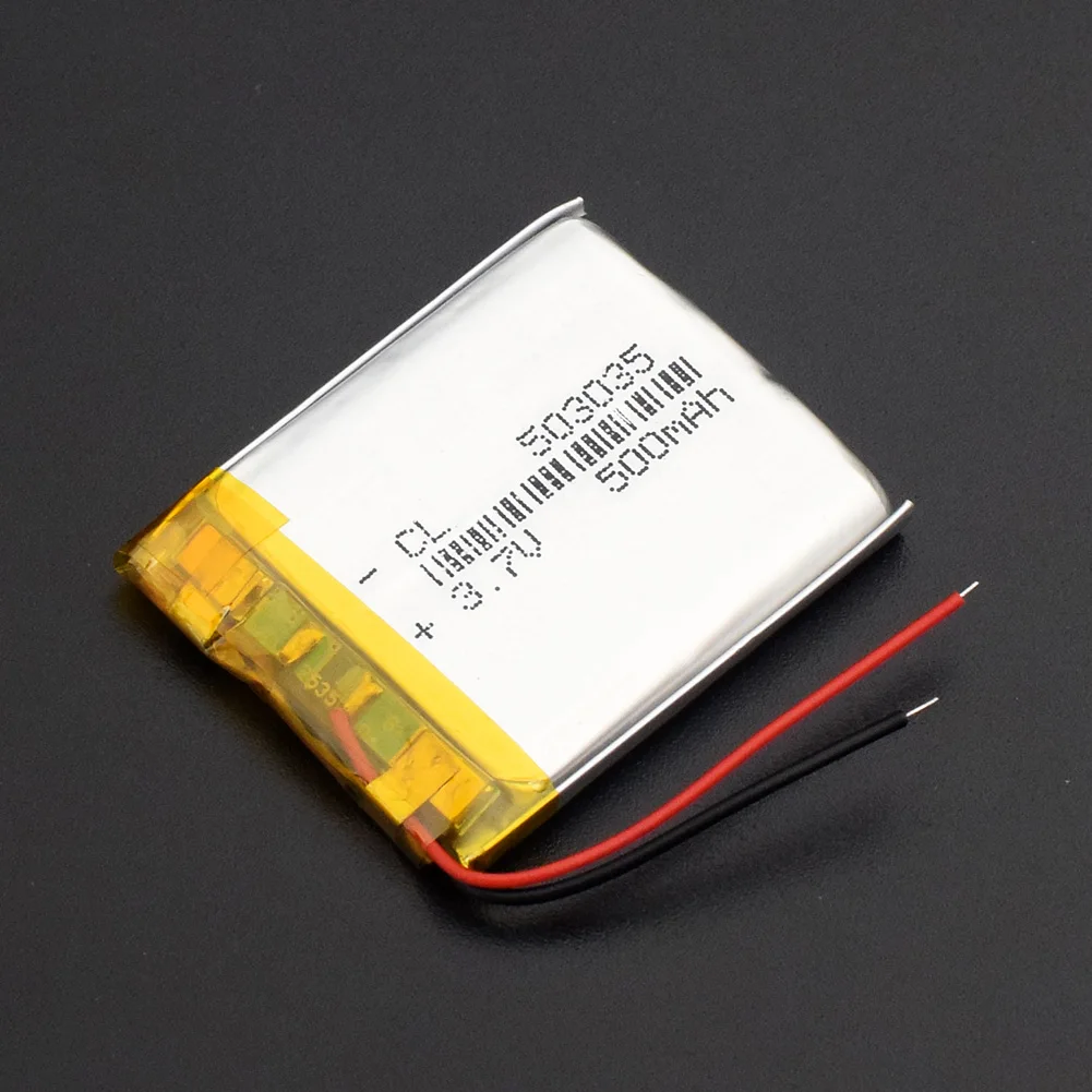 1/2/4 шт 3,7 V 500mAh 503035 Перезаряжаемые литий-ионный аккумулятор зарядное устройство для литий-полимерный Батарея для psp, PDA MP3 MP4 gps гарнитура и динамики с Bluetooth