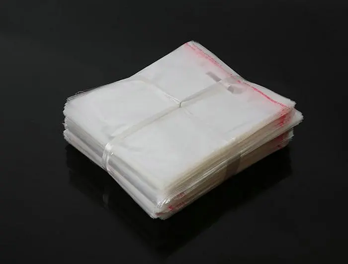 

200pcs/lot 15 size Clear Self Adhesive Seal Resealable Plastic Packaging Bags Cellophane/OPP/Poly Transparent package Bag