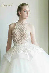 2019 Robe De Mariage принцесса Bling Роскошные бальное платье со стразами свадебное платье индивидуальный заказ Vestido Noiva