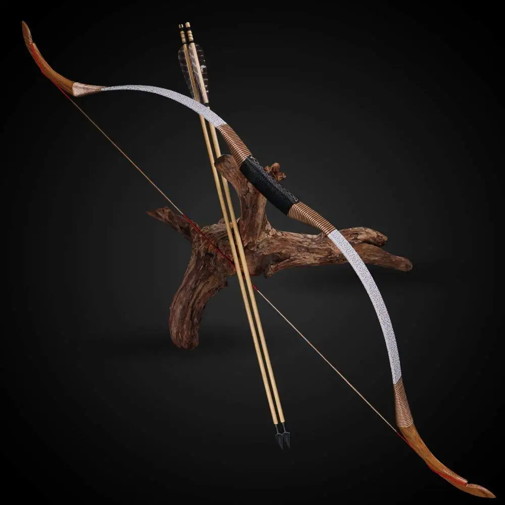 الرماية الصيد قوس Recurve ونغ بو المهنية اطلاق النار مغلفة Horsebow جلد البقر الناهض القوس