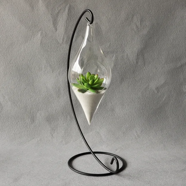 Hanging Glass Vase Hanging Terrarium Hydroponic Plant Flower Clear Container Indoor Hanging Vase Home Decor
