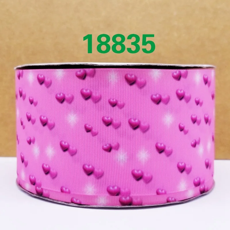 50 двор мультфильм печатных Grosgrain ленты 18837 - Цвет: 18835