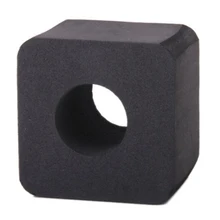 10 X 1x микрофон интервью из АБС-пластика с логотипом флаг квадратный Station 4 Двусторонняя защита от разрывов черный