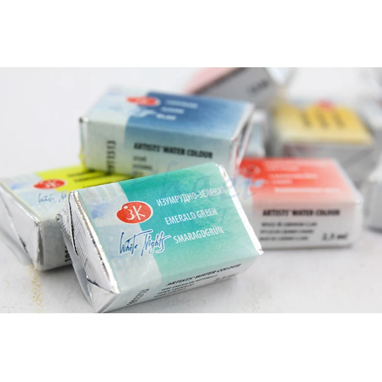 

White Nights Artists Solid Watercolor Paints Single Piece A-3