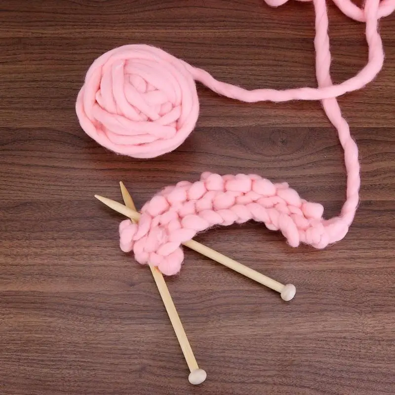 DIY Craft Ткань ручной вязки пряжи крючком шарф носки Вязание инструмент|Пряжа| |