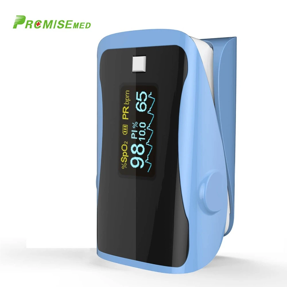 

PRCMISEMED Household Health Monitors Pulse Oximeters Finger Oxygen Fingertip Pulse Oximeter SPO2 Finger Oximetro-blue