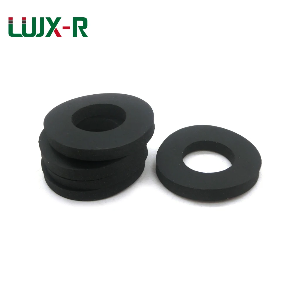 LUJX-R 3 мм плоское уплотнение уплотнительное кольцо шайба фланец резиновые прокладки в виде буквы "о" обычное кольцо DN15/20/25/32/40/65/80/200~ 500 резиновое уплотнительное кольцо
