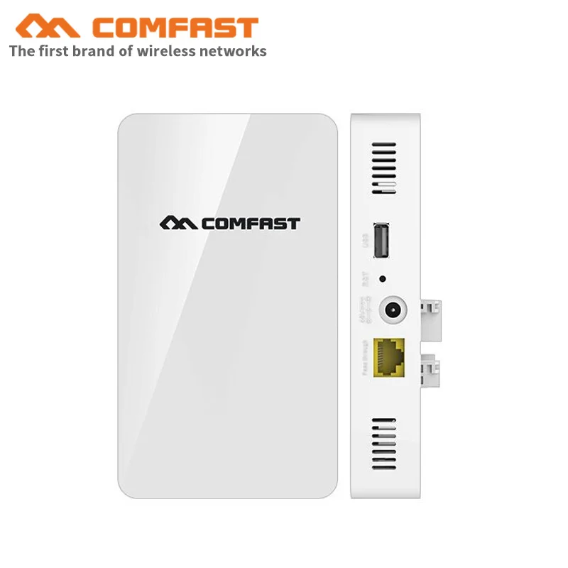 COMFAST 1200 Мбит/с Настенный встроенный AP 2,4G 5,8G двухдиапазонный 48 В POE Беспроводной Wi-Fi маршрутизатор Wave2 точка доступа USB зарядное устройство+ 5* RJ45 порт