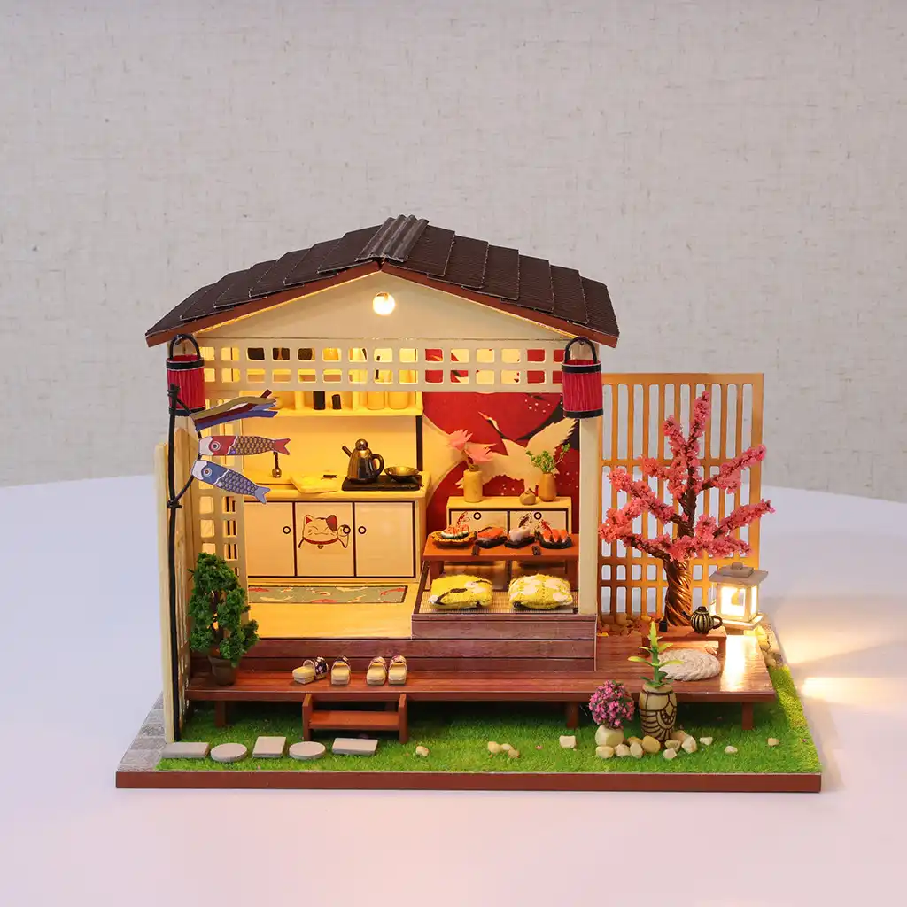miniature house building