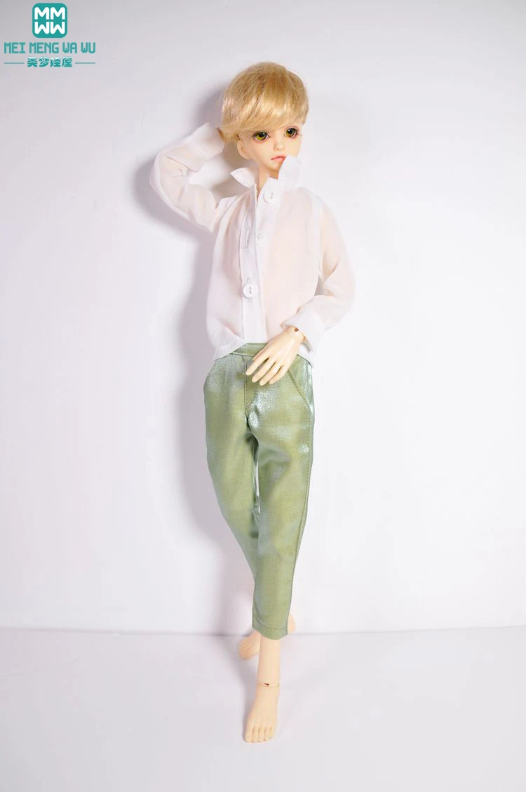 

bjd dolls clothes fits 38cm-45cm 1/4 bjd dolls White shirt + thin trousers