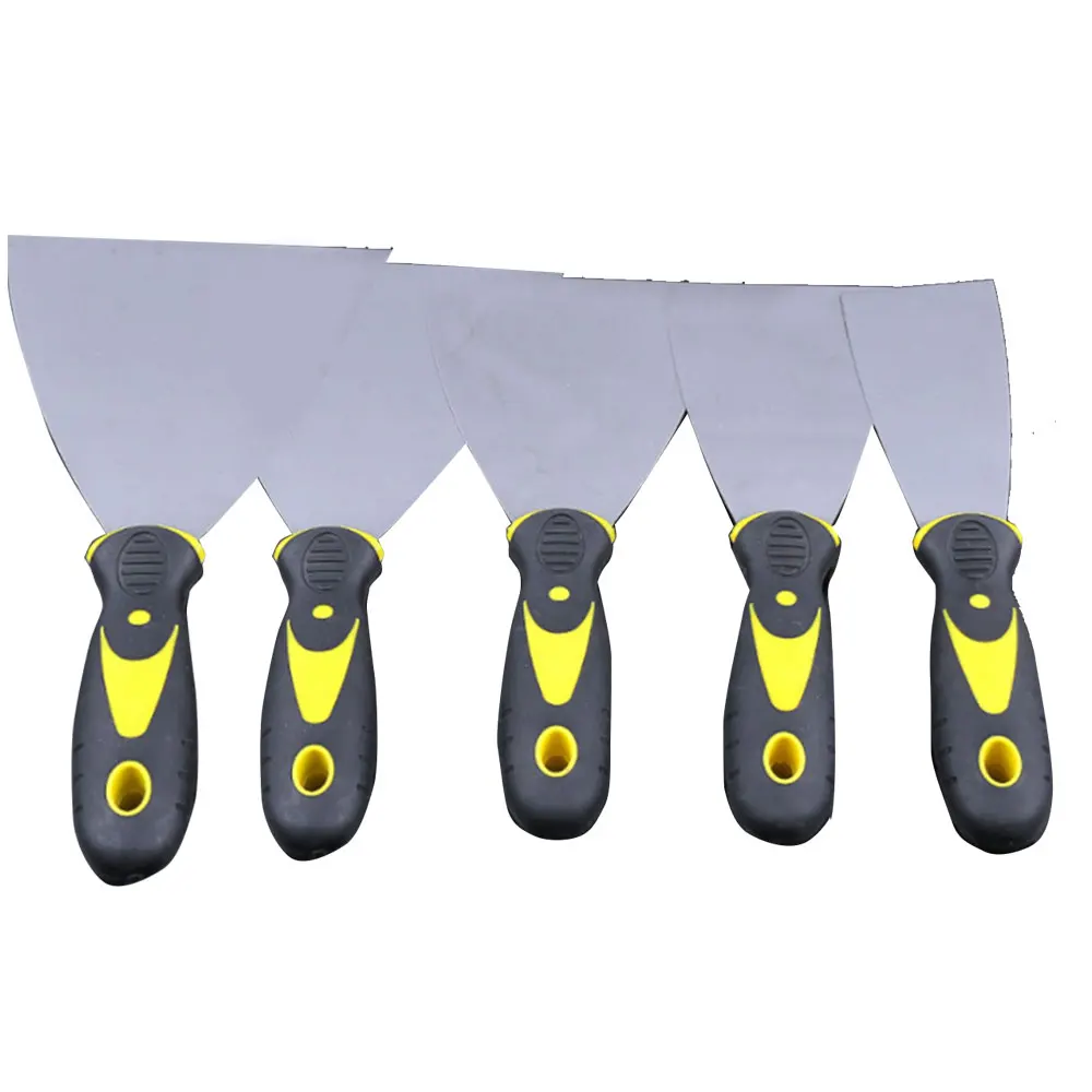 

5pcs Knife Scraper Portable Metal Mirror Putty Scraper Multifunctional Flexible Putty Knife Set Wall Painting Scraper Tool