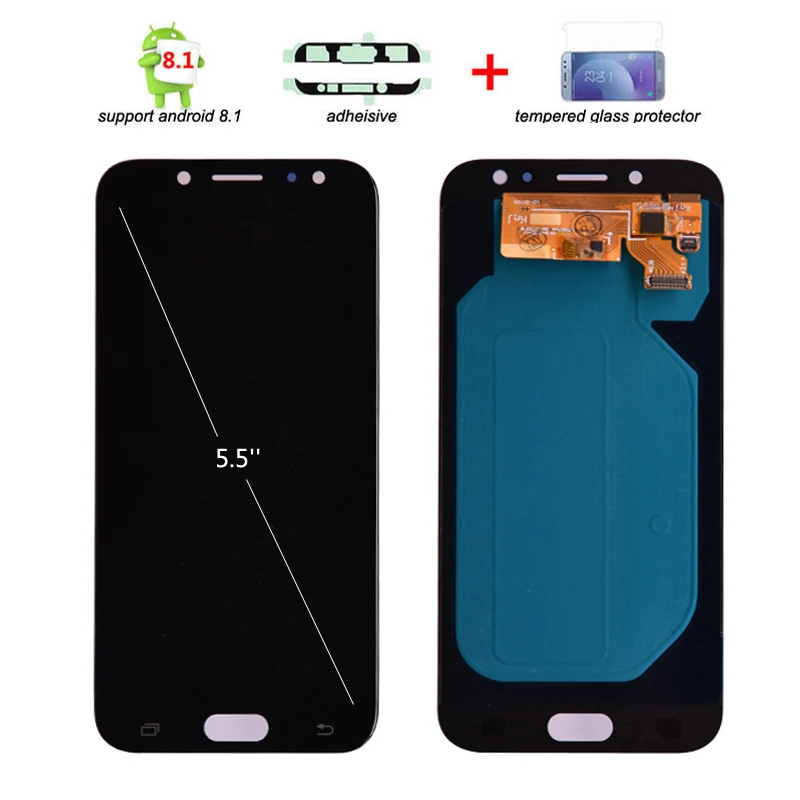 

Original Amoled For Samsung Galaxy J7 Pro 2017 J730 J730F LCD Display and Touch Screen Digitizer Assembly J730F J730GM J730G