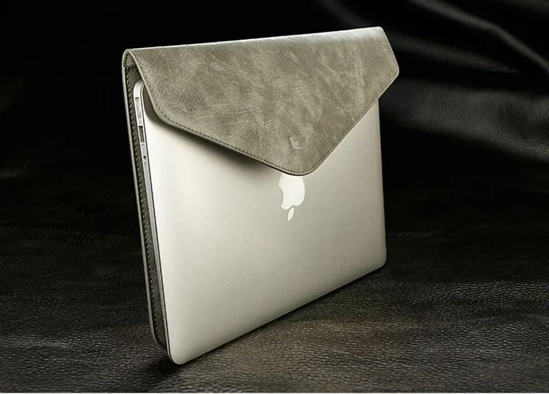 Jisoncase Роскошный чехол из искусственной кожи для Macbook Air Pro retina 13 дюймов ультра тонкий бизнес Винтажный чехол для ноутбука сумки и чехлы