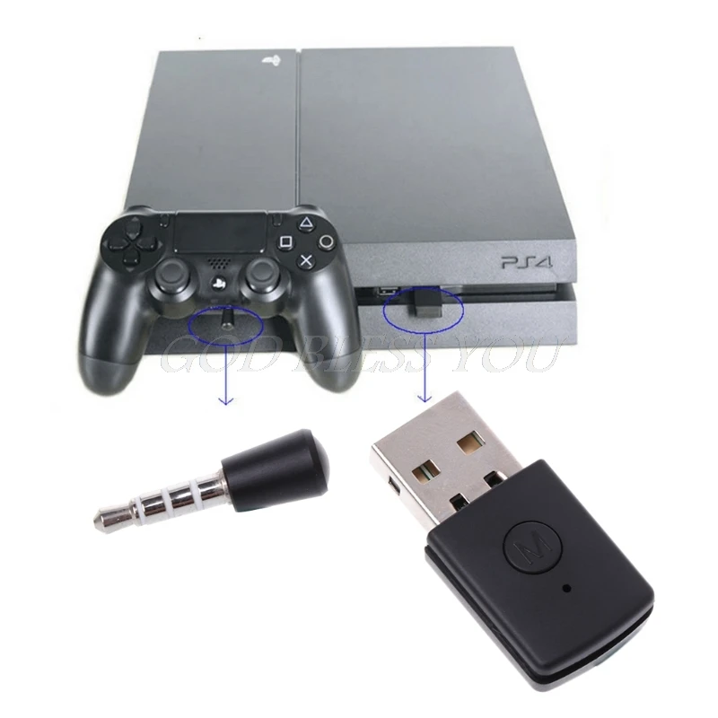 USB 2,0 Bluetooth ключ беспроводной наушники микрофон адаптер для PS4 контроллер консоли