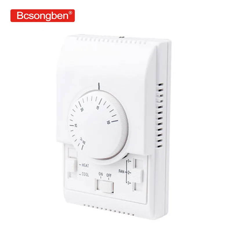 BC108B mechanical knob thermostat central air conditioning fan coil