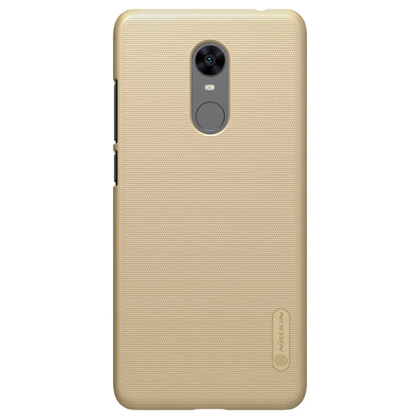 Для Xiaomi Redmi Note 5(Global) Redmi 5 чехол Nillkin Супер Матовый Щит Жесткий ПК Защита задней крышки чехол для Redmi5 Plus - Цвет: Gold