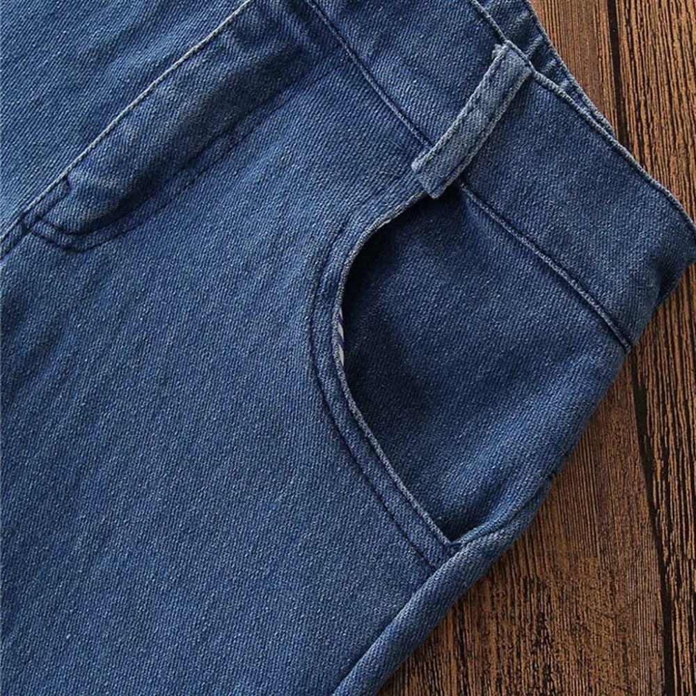 Джинсовые расклешенные брюки кисточка для маленьких девочек; джинсы; JAN2