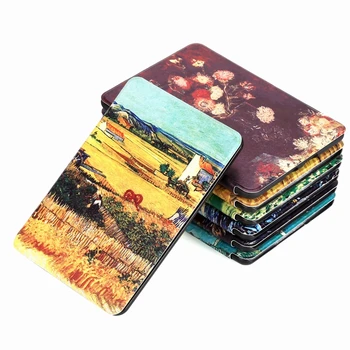 

Universal Cover for Amazon Kindle Paperwhite 4 (2018 released 10th)Van Gogh Design Skin Auto Wake Up/Sleep 6 Inch E-book Case